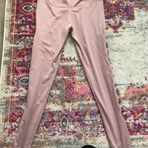 WORN ONCE!! Pale pink side cut out leggings